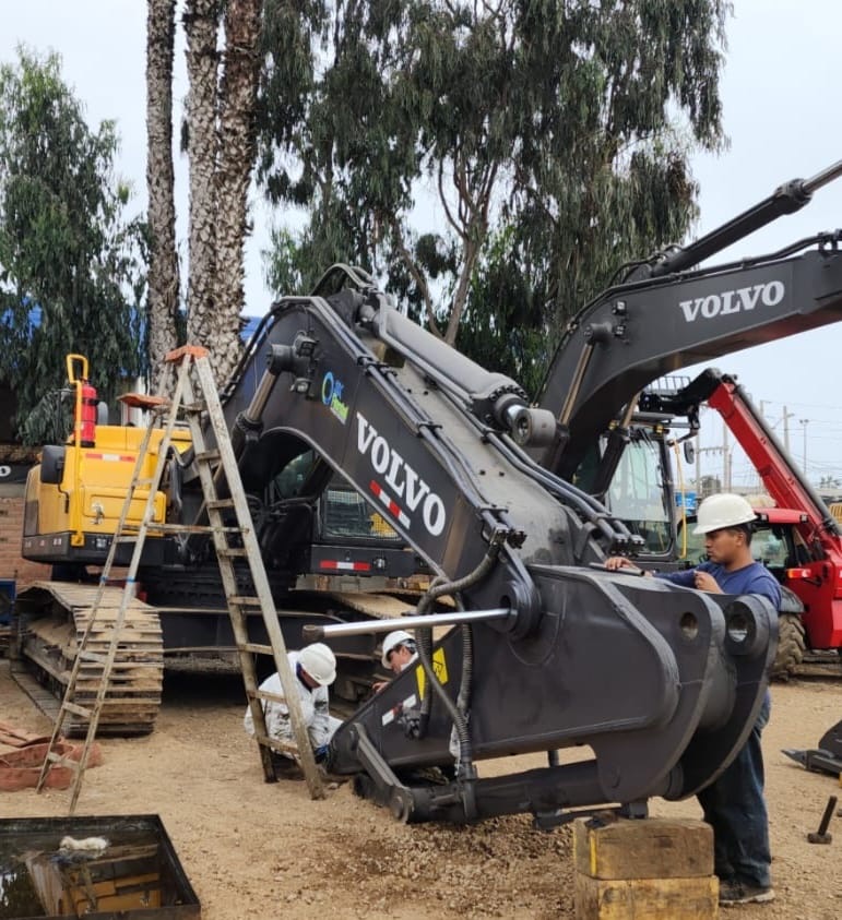 Mantenimiento excavadora